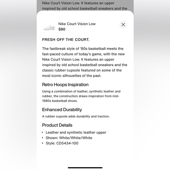 Nike Court Vision Low
Women's Shoes - Picture 6 of 6